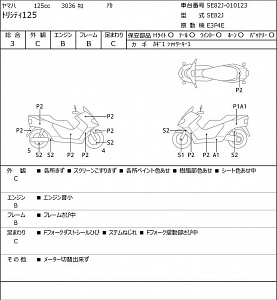 YAMAHA TRICITY 125